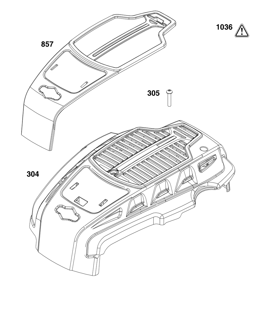 Blower Housing Diagram and Parts List for 115P02-0007-H5 100000 - 19Z999 Briggs and Stratton Engine